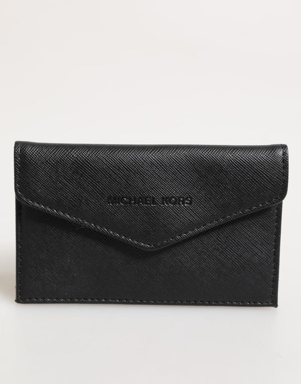 Michael Kors Black Saffiano Leather Envelope Holder Men's Accessory Wallet