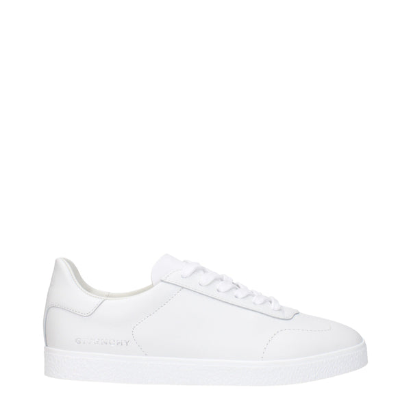 Givenchy White Leather Low Tops