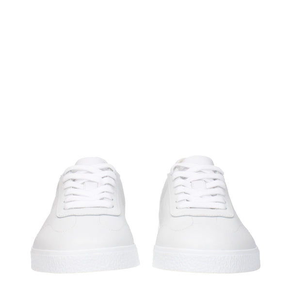 Givenchy White Leather Low Tops