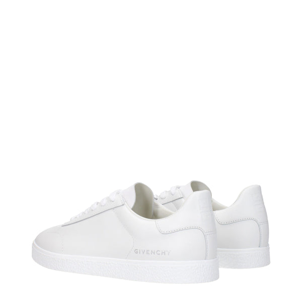 Givenchy White Leather Low Tops