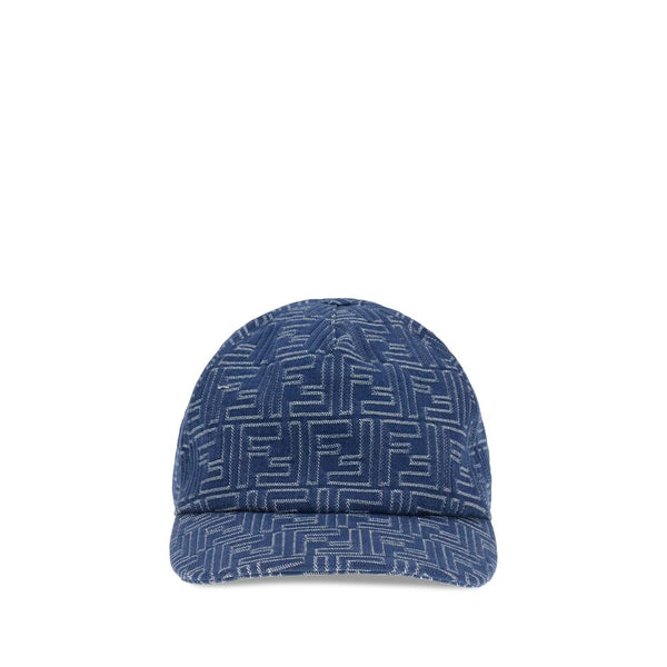 Fendi Denim embroidery Baseball Hat