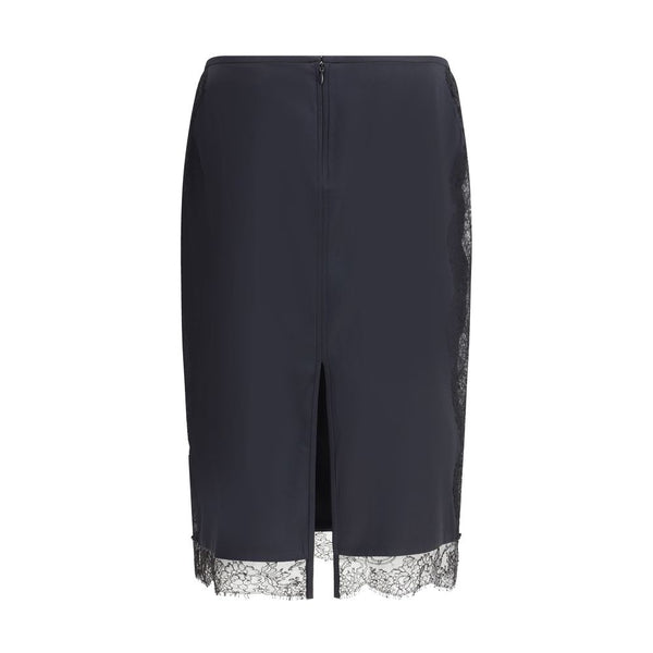 Tom Ford Satin Skirt with lace details