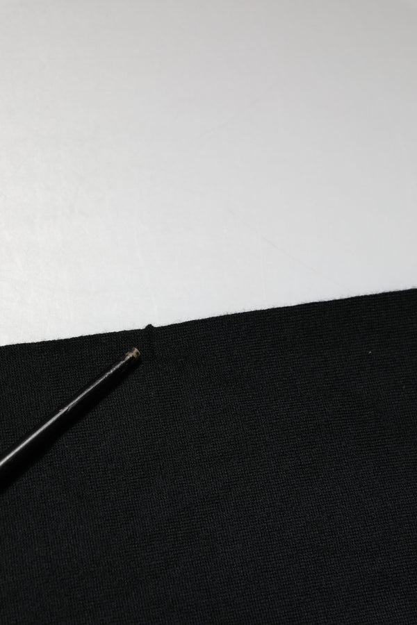 Dolce & Gabbana Black Cashmere Polo Men Longsleeves Sweater