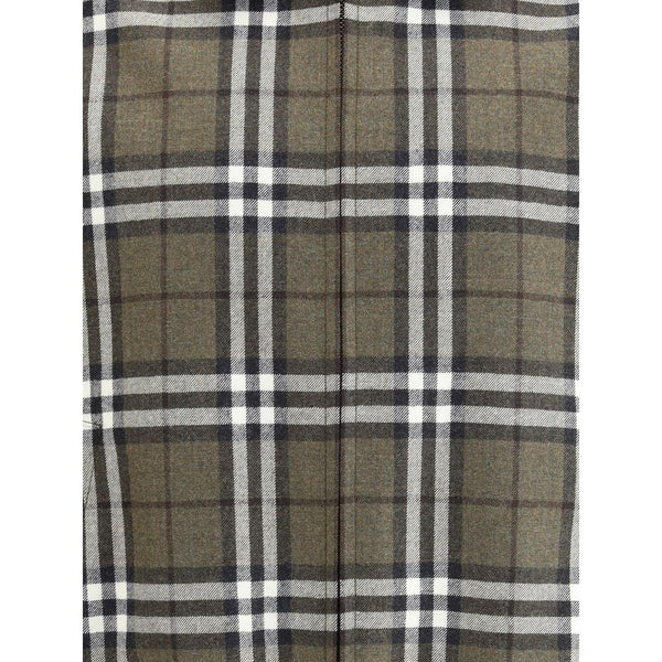 Burberry Check pattern wool Harrington Jacket