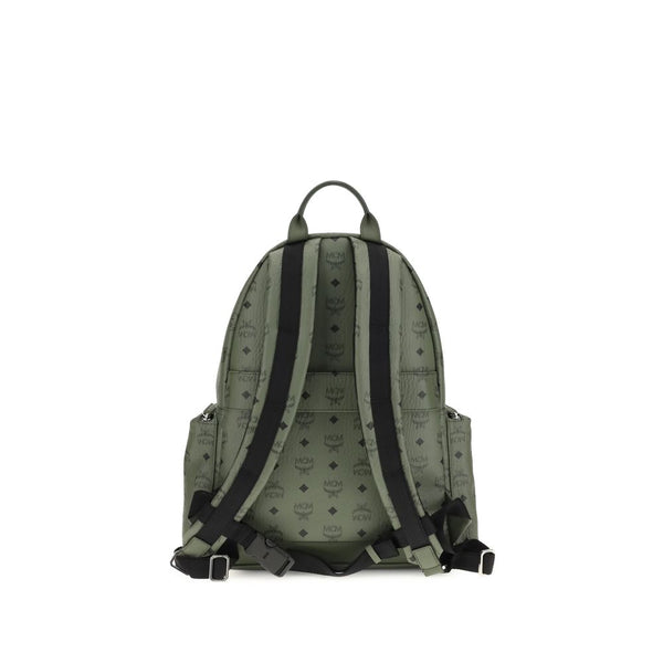 MCM Printed canvas Stark Backpack