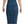Dolce & Gabbana Blue Mesh Trim Ruched Tulle Sheath Dress