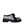 Jimmy Choo Gray Plastic Slip-On Loafers
