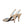 Valentino Garavani Beige Leather Stiletto Heels Sandals