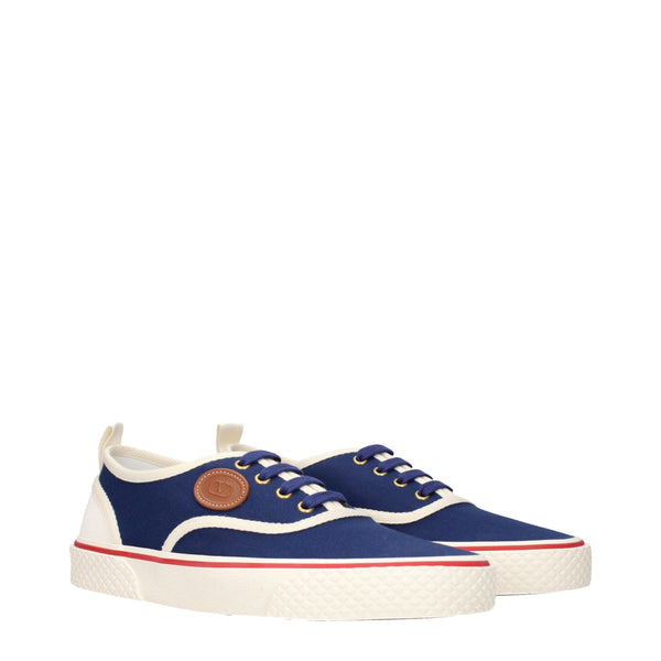 Valentino Garavani Blue Fabric Low Tops