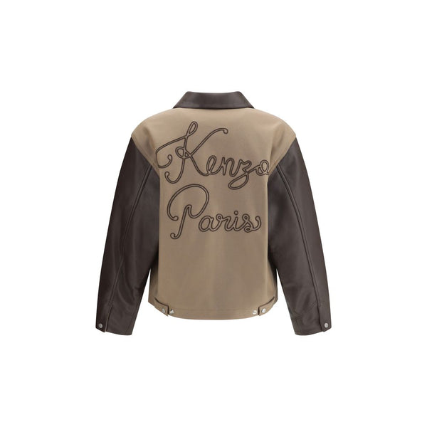 Kenzo Wool and leather college Jacket