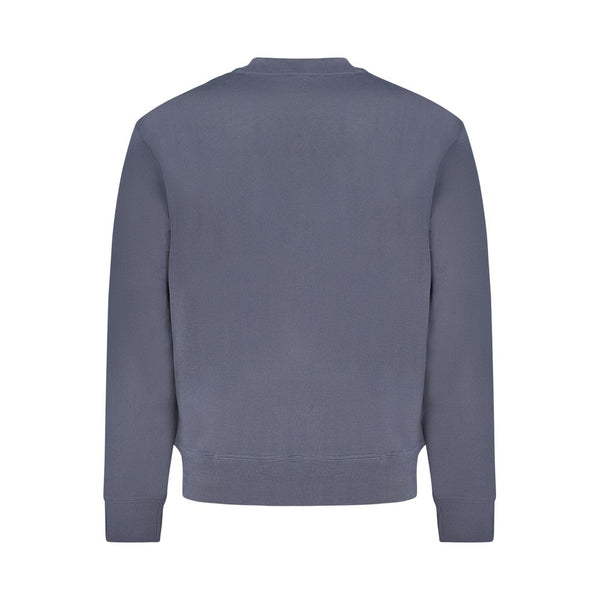 Hugo Boss Blue Cotton Men Sweater