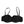Dolce & Gabbana Black Polyester Embroidered Underwire Bra Underwear