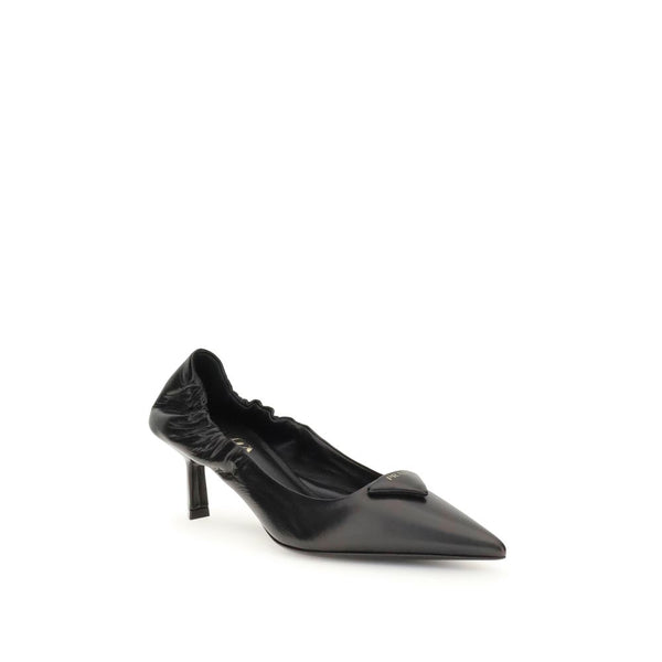 Prada Leather logo Pumps