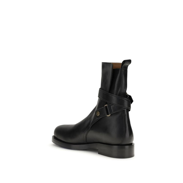 Burberry Buckle Ankle Boots