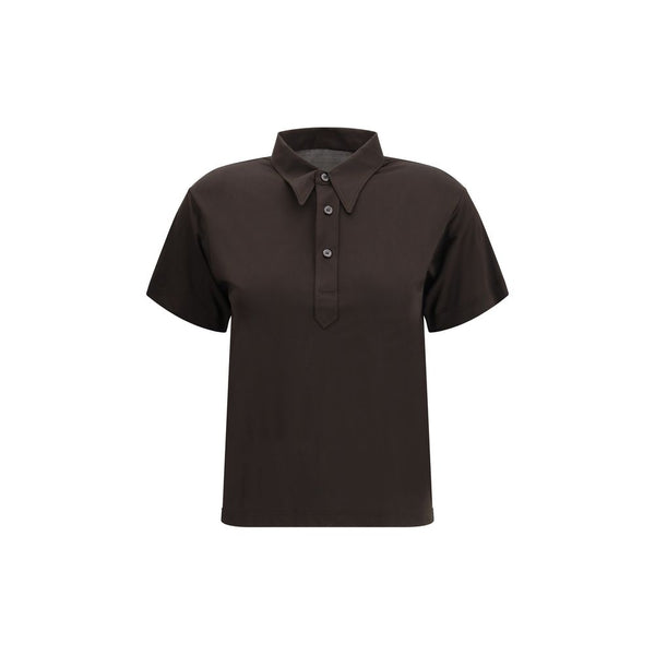 Margiela Semi-sheer polo Shirt