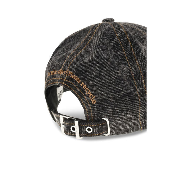 Ganni Denim Baseball Hat