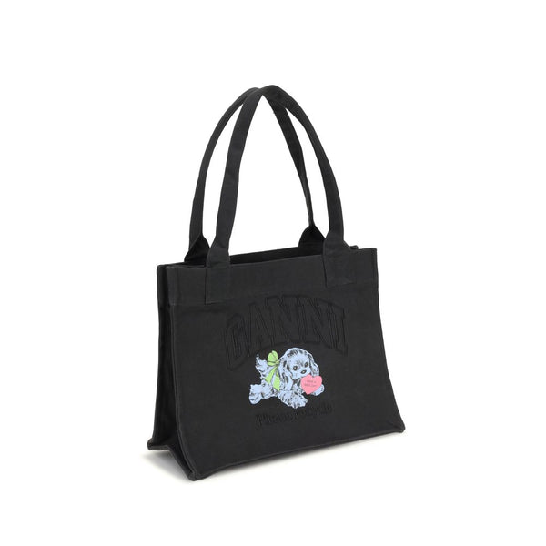 Ganni Puppy Tote Bag