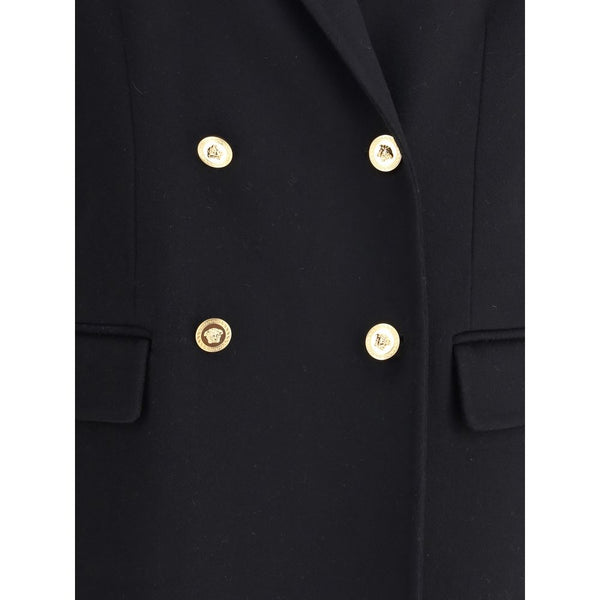 Versace Wool and cachemire Double-breasted Coat