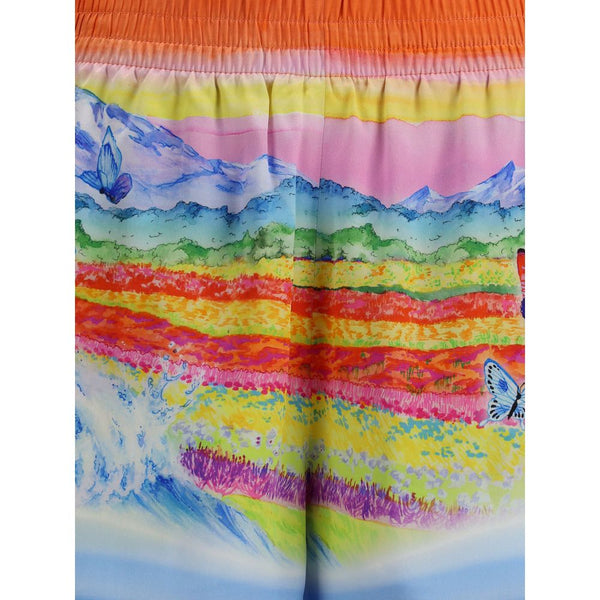 Casablanca Teacher Butterfly Landscape Shorts