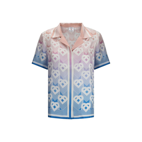 Casablanca Silk Cuban Collar short sleeve Shirt