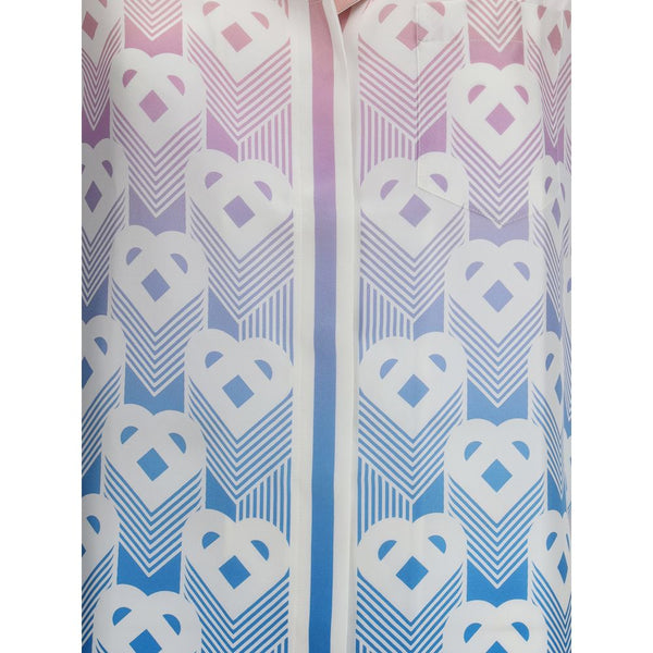 Casablanca Silk Cuban Collar short sleeve Shirt