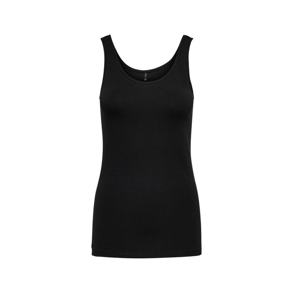 Only Black Cotton Tank Top