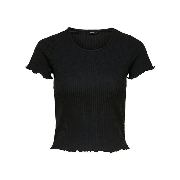 Only Black Polyester T-Shirt