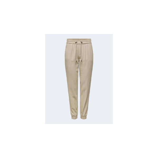 Only Beige Viscose Pant