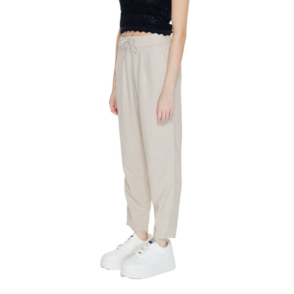 Only Beige Linen Pant
