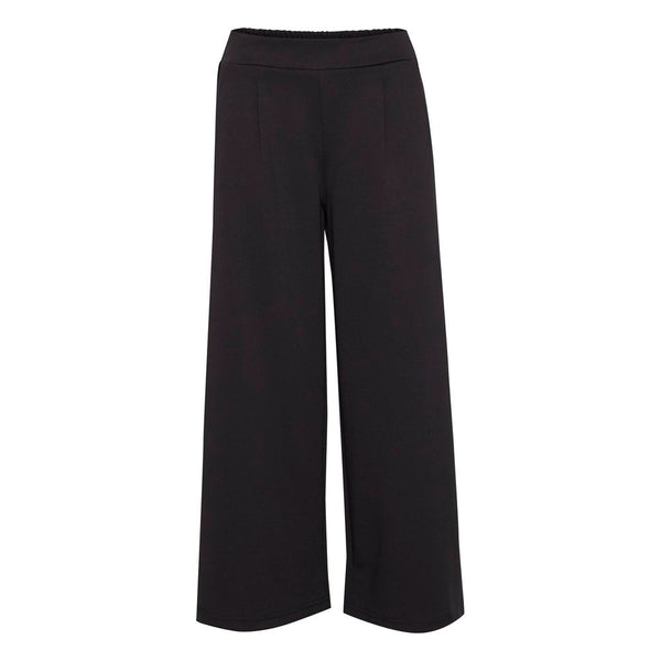 ICHI Black Recycled Polyester Pant