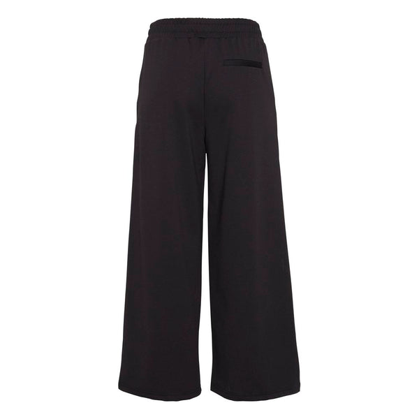 ICHI Black Recycled Polyester Pant