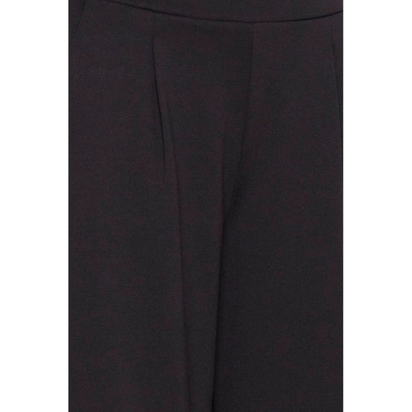 ICHI Black Recycled Polyester Pant