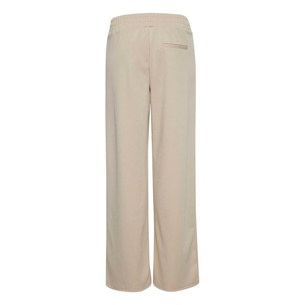 ICHI Beige Recycled Polyurethane Pant