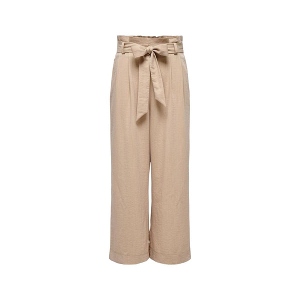 Only Beige Viscose Pant