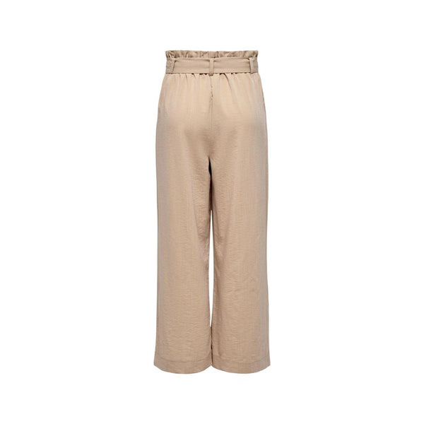 Only Beige Viscose Pant