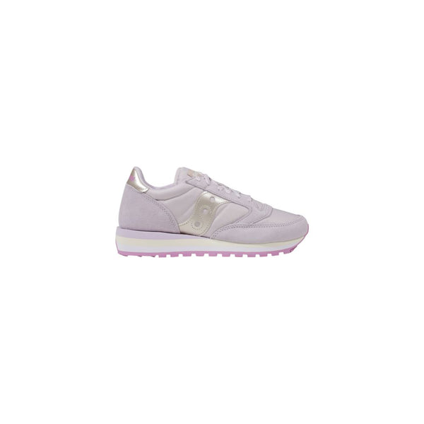 Saucony Pink Suede Leather Sneaker
