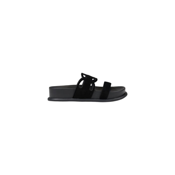 Liu Jo Black Leather Sandal