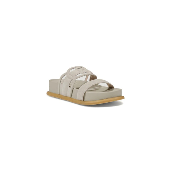 Liu Jo Gray Leather Sandal