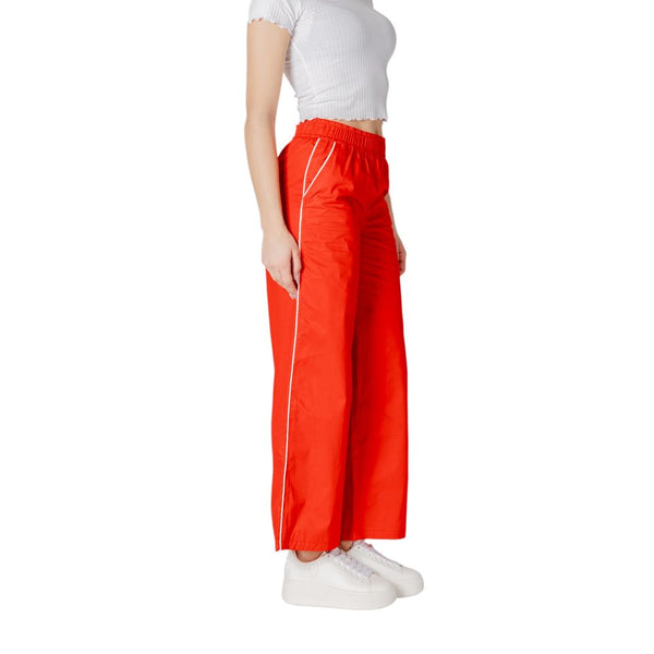 Only Red Cotton Pant