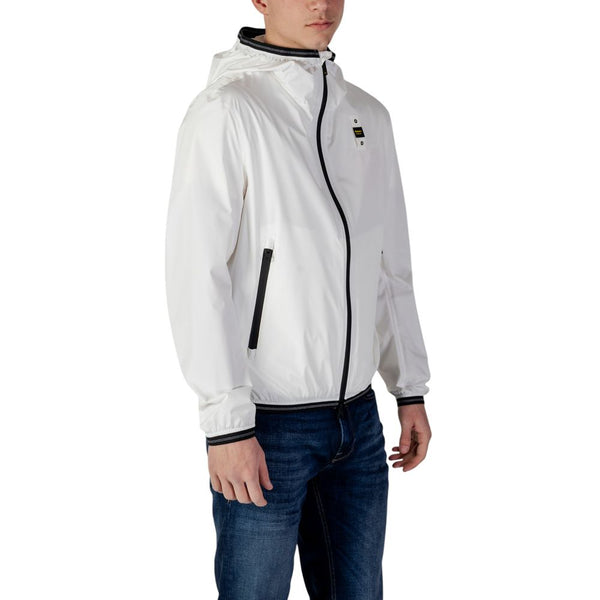 Blauer White Polyamide Jackets & Coat