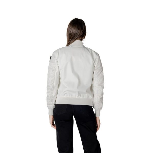 Blauer White Polyamide Jackets & Coat