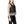 ICHI Black Cotton Tank Top