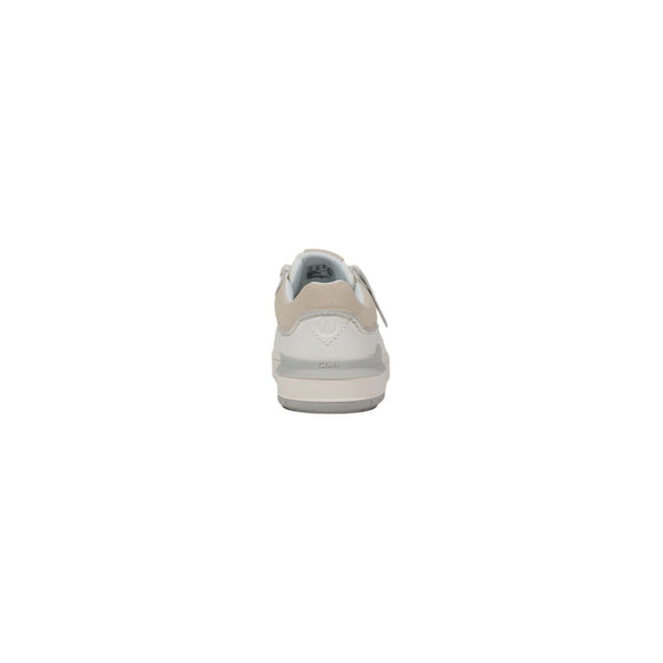 Clarks White Leather Sneaker