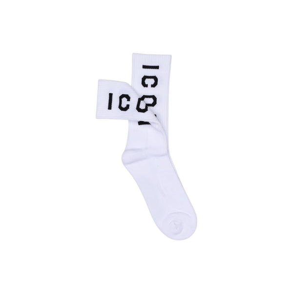 Icon White Cotton Sock