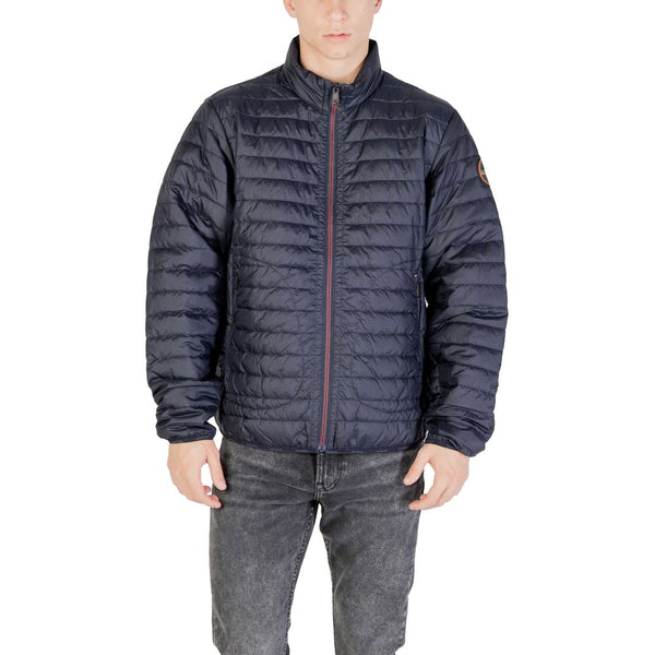 Napapijri Blue Polyamide Jackets & Coat