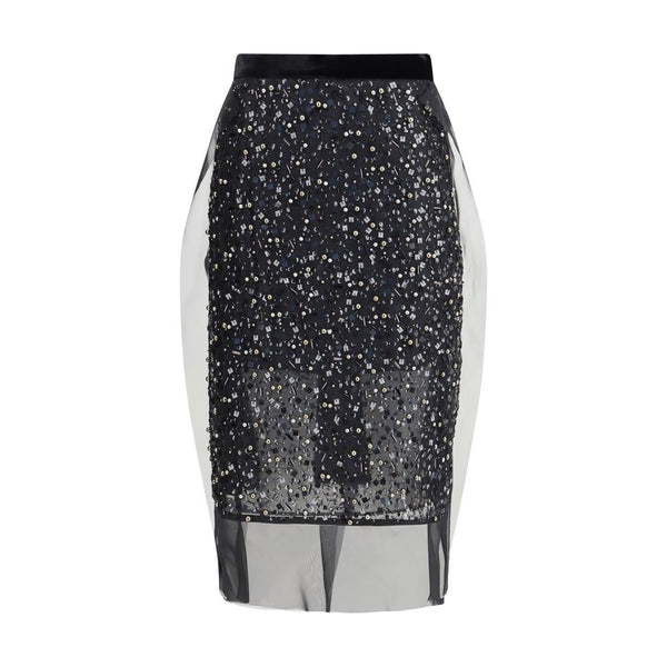 Sacai Sequin Embroidery Skirt