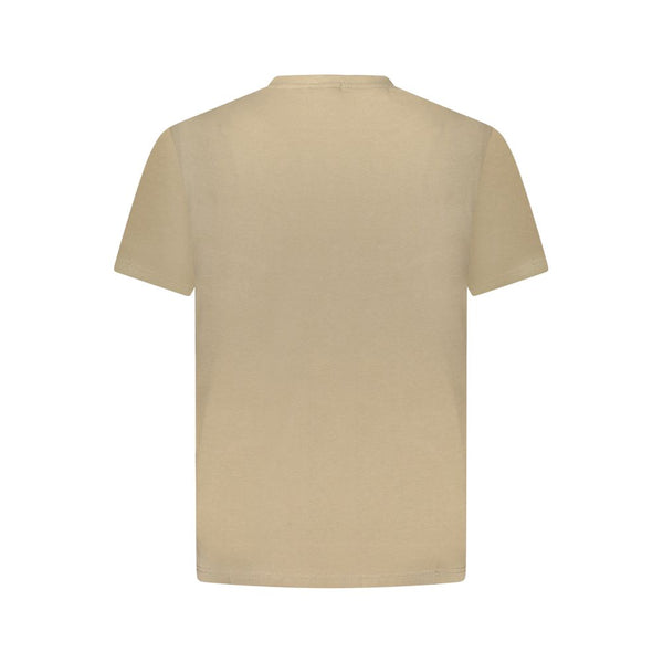 Napapijri Brown Cotton Men T-Shirt
