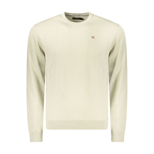 Napapijri Beige Cotton Men Sweater
