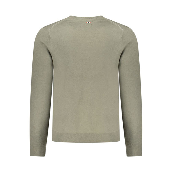 Napapijri Green Wool Men Sweater