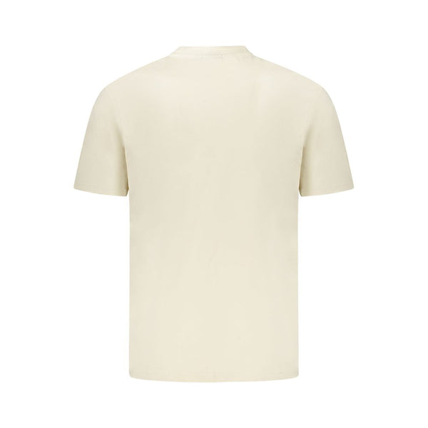 Napapijri Beige Cotton Men T-Shirt